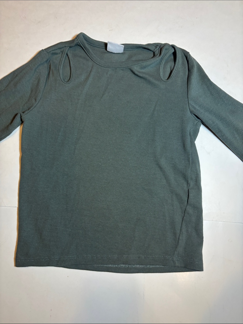 Zara Long Sleeve Cut Out  Top